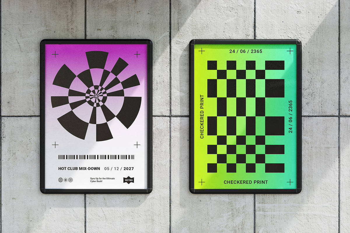 Brutal Geometric prints, a Graphic by Playground (Photo 2 of 6)