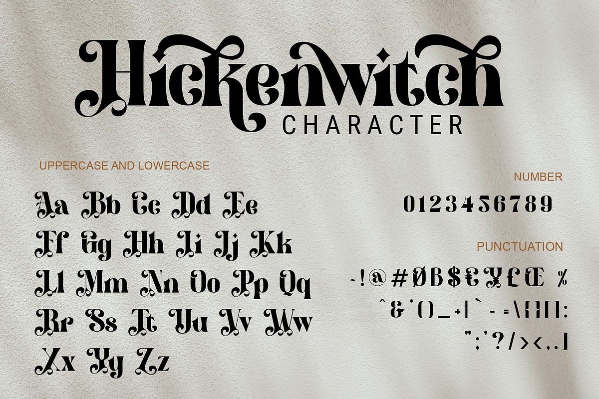 Hicken Witch, a Serif Font by LetterStock (Photo 8 of 8)