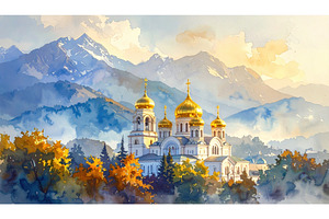 Golden domed cathedral under, a Nature Photo by Igor Tichonow