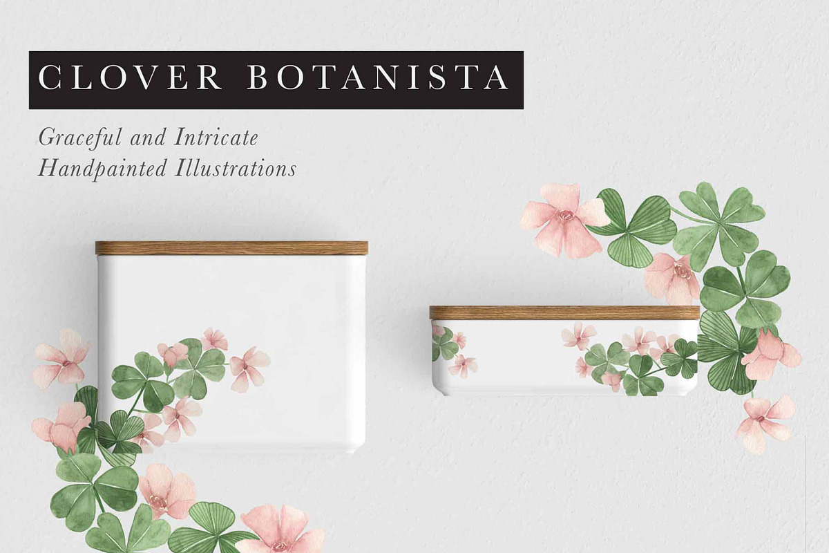 Clover Botanista - Leaves & Florals, an Illustration by Momo Studio (Photo 2 of 12)
