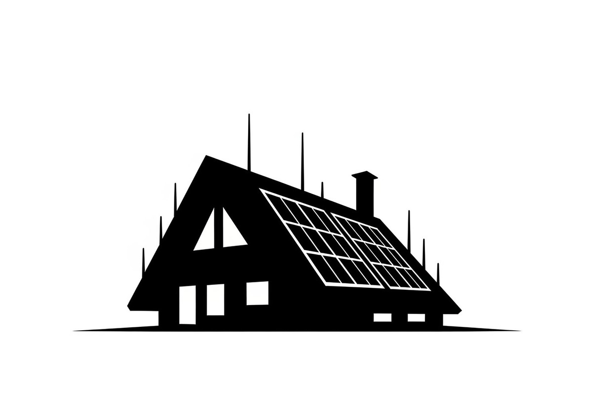 Eco Friendly Solar Home Silhouettes, a Graphic by musafir_fashion (Photo 6 of 13)