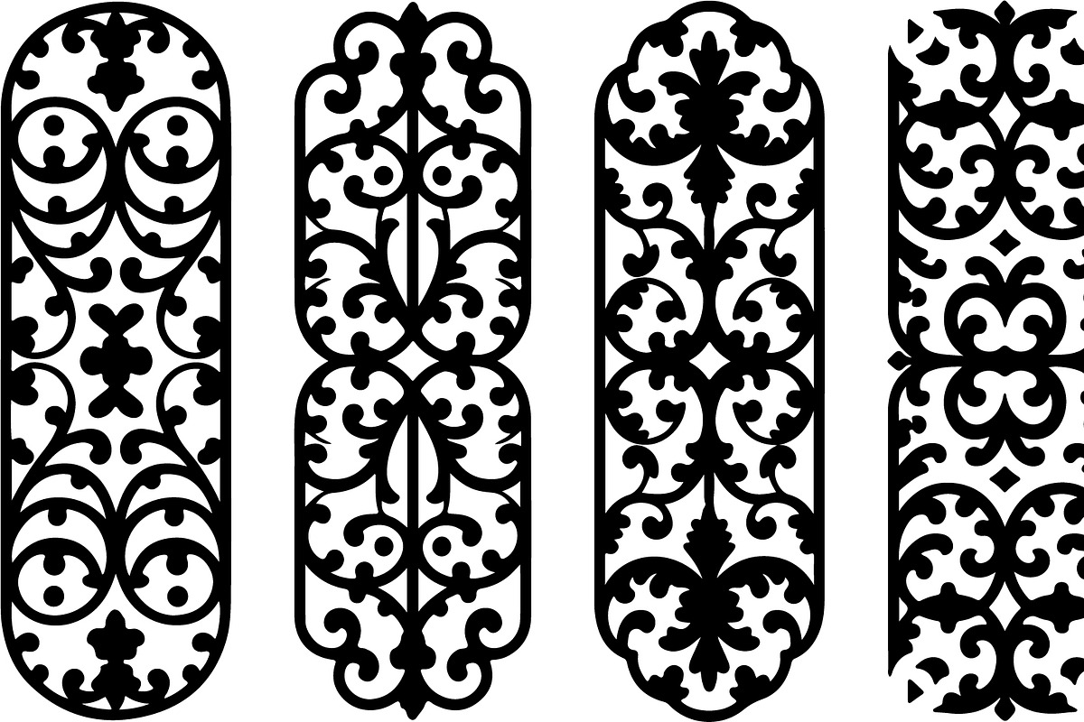 Laser Cut Ornamental Floral Border, a Decorative Illustration by himelgfx (Photo 17 of 19)