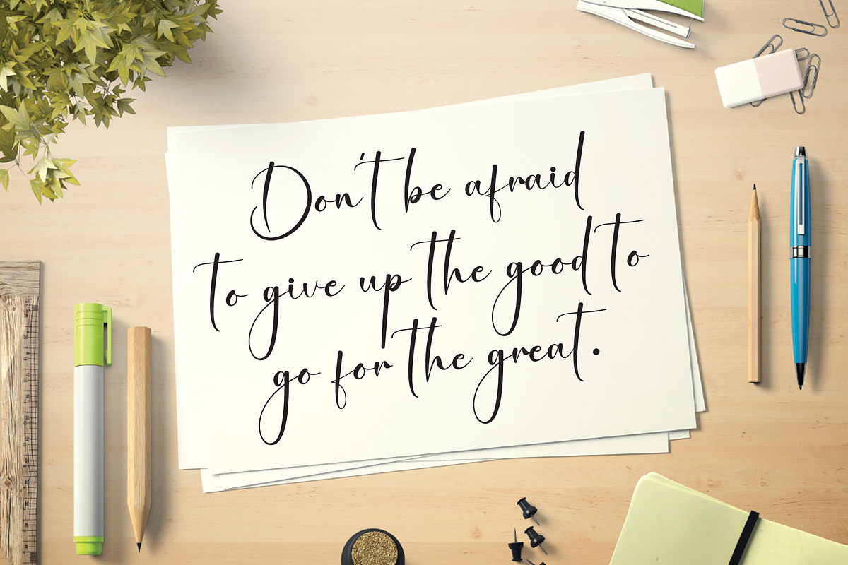 Kanaya Handmade | Script Font, a Handwritten Font by Scratchones (Photo 3 of 8)