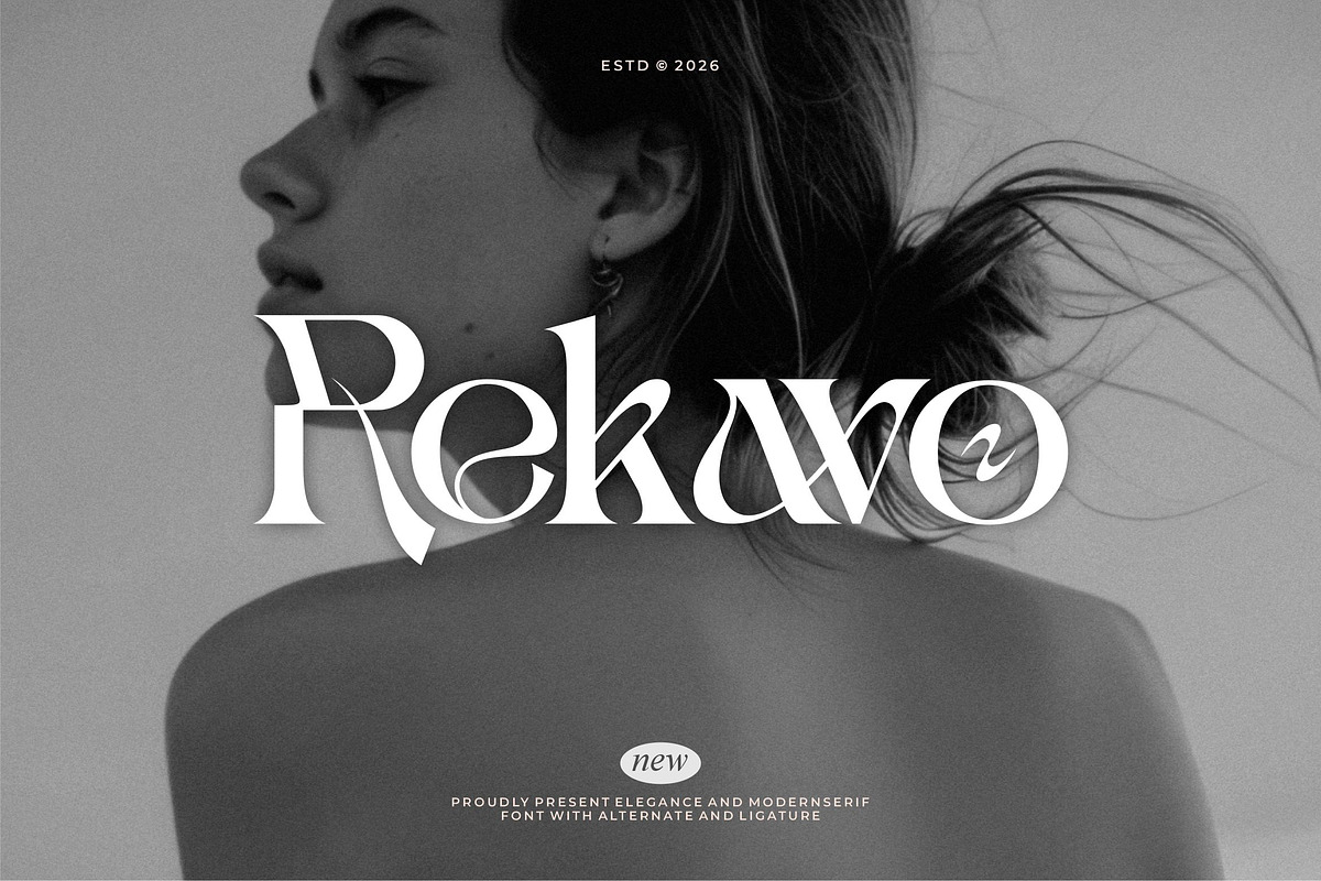 Rekavo || Elegant Serif Font, a Serif Font by Ermedia Studio (Photo 1 of 10)