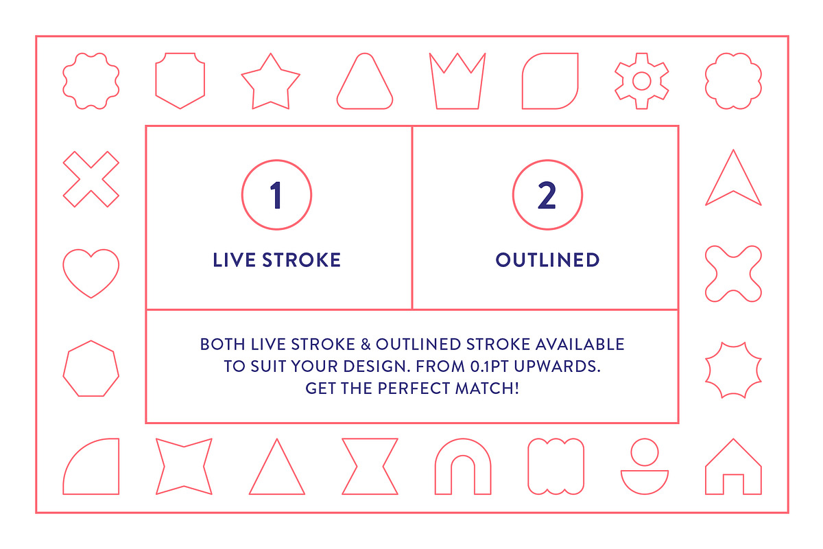 Shapes Line Icons, an Outline Icon by Made by Made (Photo 4 of 7)