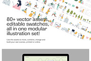 Aventine - Modular illustration set, a Healthcare Illustration by Growww (Thumbnail 2 of 4)