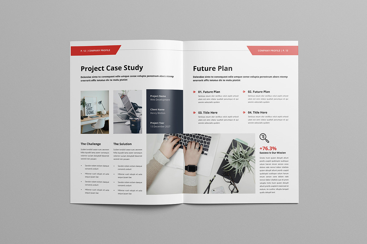 Company Profile | Canva & Word preview 7
