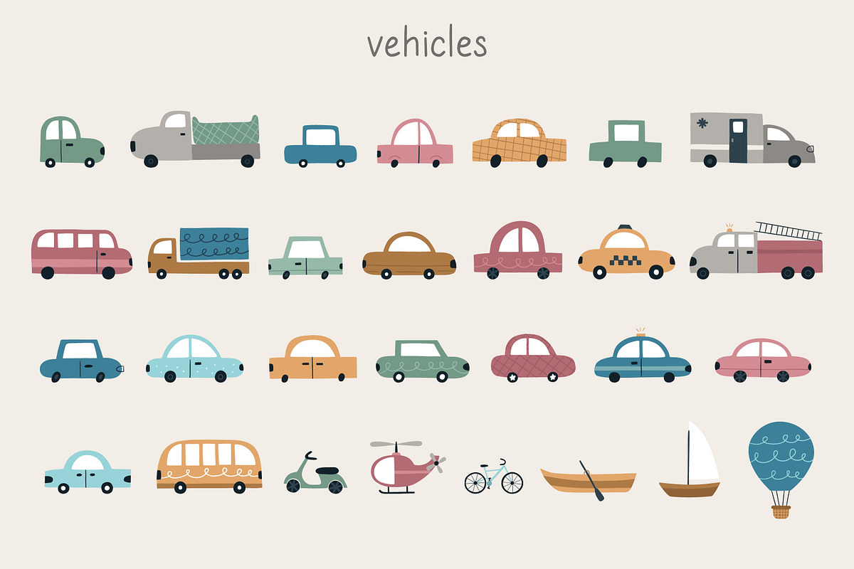 City map creator. Kid's collection, an Illustration by Guvi-Design (Photo 4 of 15)
