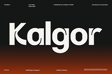 Technology Future Sans Font - Kalgor