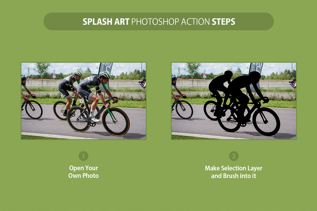 Splash Art Photoshop Action, an Action Add-On by AndriyFM (Photo 2 of 12)
