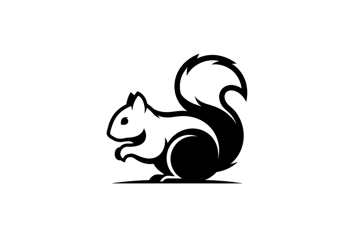 Squirrel Silhouette Vector Bundle, an Illustration by yasushie (Photo 14 of 48)