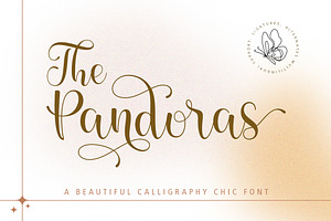 The Pandoras, a Script Font by Strong.co