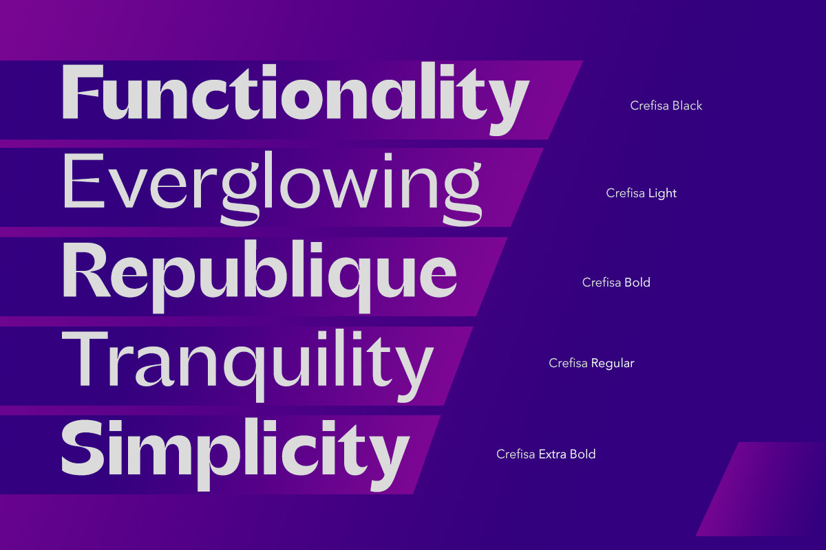 Crefisa Variable Sans Serif, a Sans Serif Font by Mulkan Nazir (Photo 3 of 15)
