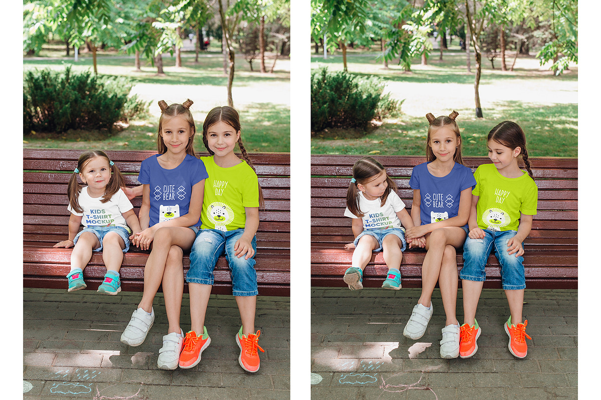 Kids Girl T-Shirt PSD Mockups Vol7, a Shirt Mockup by Hi, Mock-Up! (Photo 7 of 8)