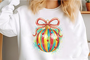 Bright Holiday Ornament PNG, an Illustration by Craft Nest (Thumbnail 6 of 6)