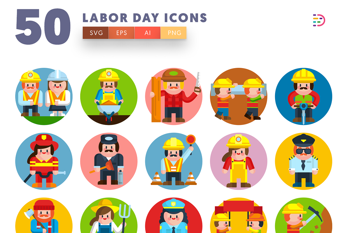 Labor Icons | Download SVG, PNG, EPS Icons | Creative Market