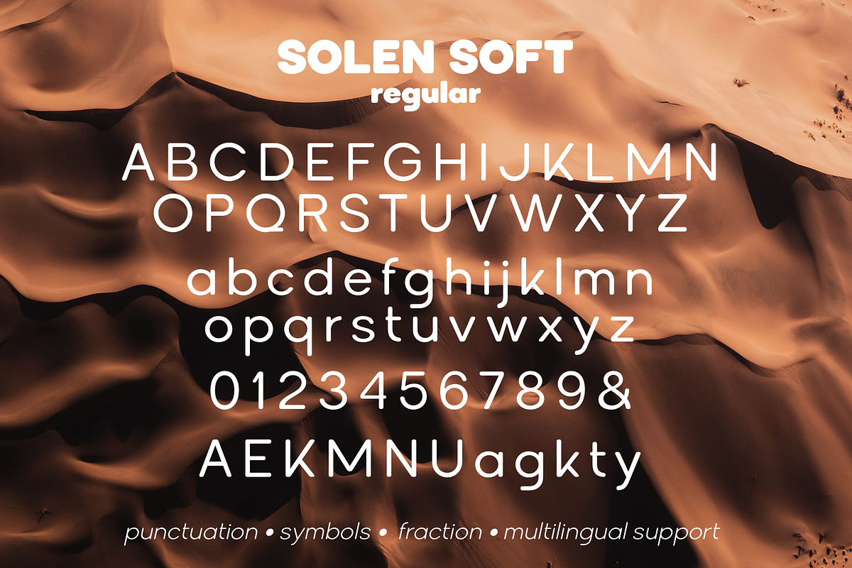 Solen Soft, a Sans Serif Font by Larin Type Co. (Photo 15 of 15)
