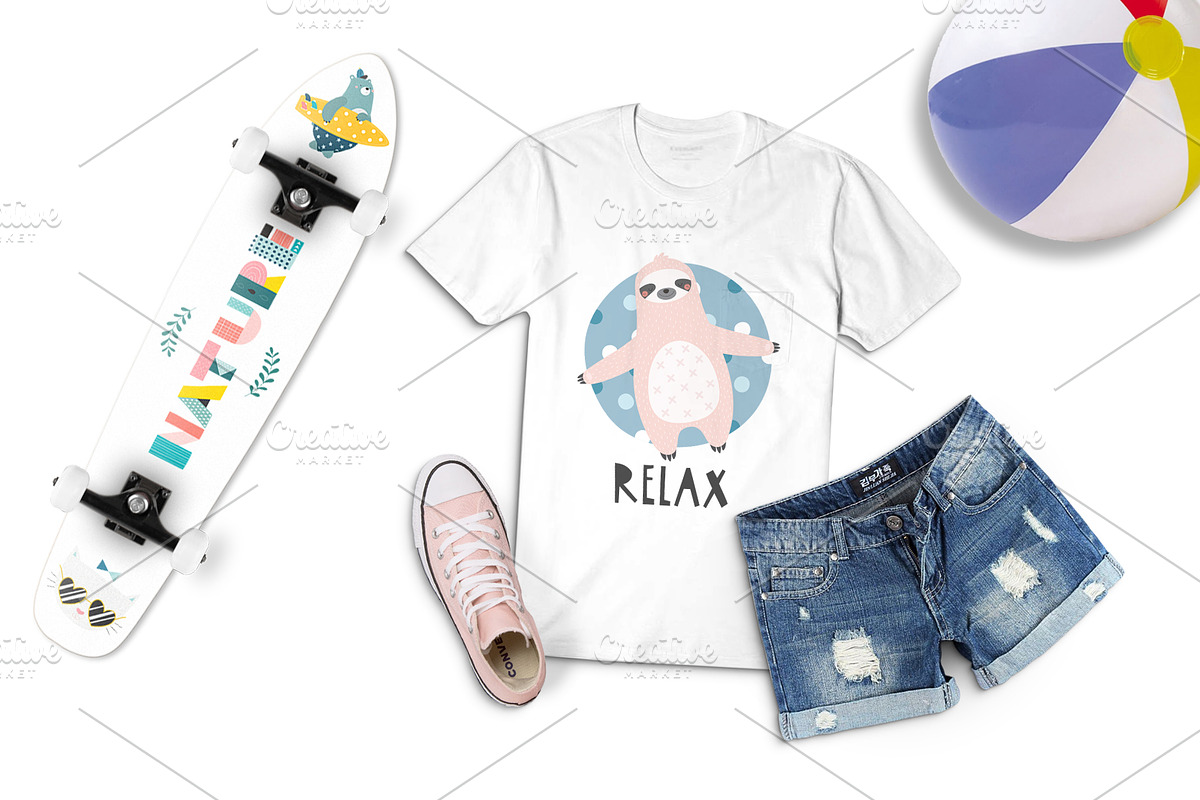 Scandinavian Summer Set, an Animal Illustration by Good Genie (Photo 6 of 8)