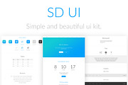 SD UI kit, an UI Kit Template by SD Themes (Thumbnail 1 of 5)
