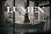 Lamna Blur, a Serif Font by Craft Supply Co. (Thumbnail 3 of 8)