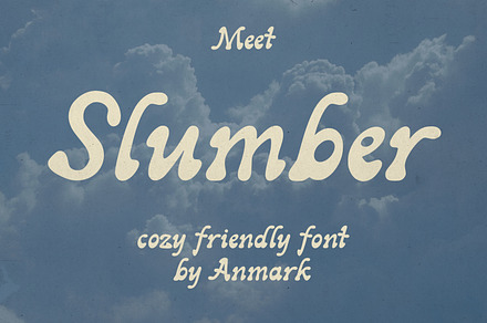 Slumber Playful Wavy Friendly Font, a Handwritten Font by AnMark