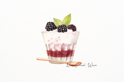 Blackberry Theme Clipart, a Food Illustration by New-School-Wave (Thumbnail 4 of 5)