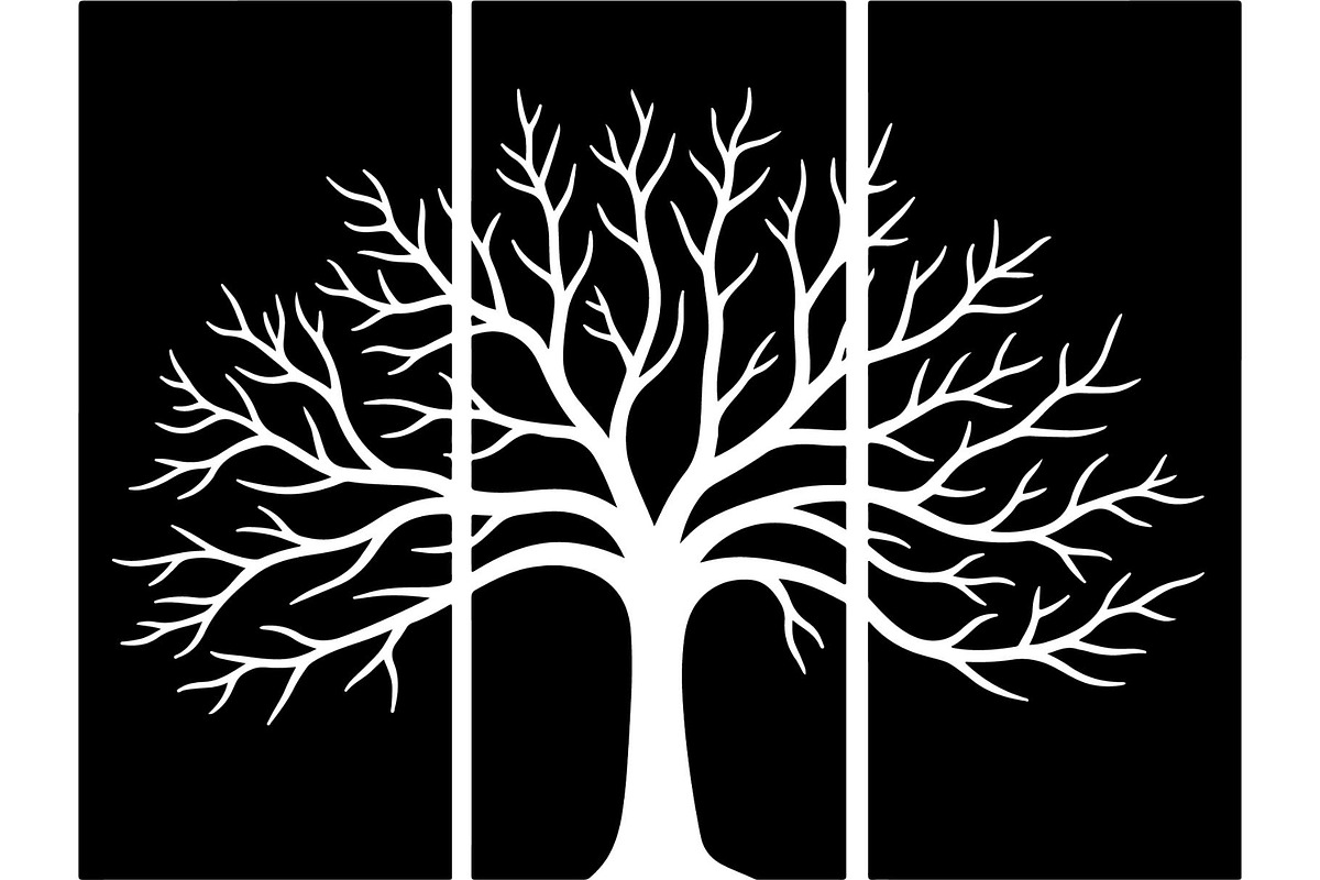 Leafless Tree Silhouette SVG Bundle, an Object Graphic by Designer_Momina (Photo 9 of 20)