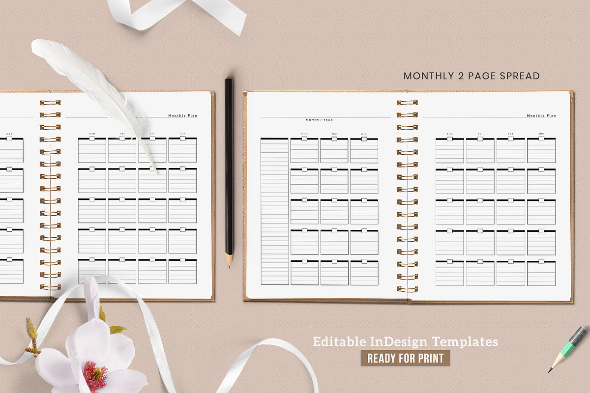 Ultimate Planner Bundle Pack Vol.05, a Stationery Template by Amit Debnath