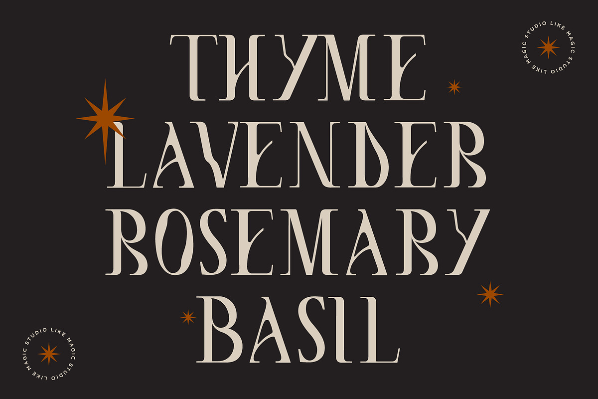 Like Magic | Whimsical Display Serif, a Font by Like Magic Studio (Photo 2 of 7)