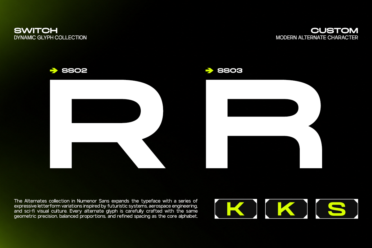 GC Nomenor – Modern Expand Sans, a Sans Serif Font by Glyphonic (Photo 7 of 15)