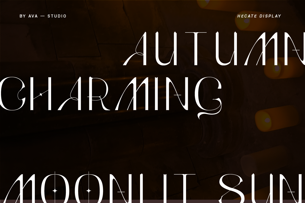 Hecate Sans Display, a Sans Serif Font by BY AVA — studio (Photo 3 of 8)