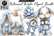 Whimsical Winter Clipart, an Illustration by Daily.Designs (Thumbnail 1 of 5)