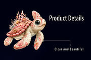 Pink Undersea Life PNG Clipart, an Animal Illustration by RobertsArt (Thumbnail 4 of 6)