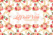 Watercolor wedding glitter flowers, an Illustration by antuanetto (Thumbnail 10 of 13)