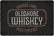 Oldshore Whiskey Typeface, a Script Font by VozzyStock (Thumbnail 3 of 5)