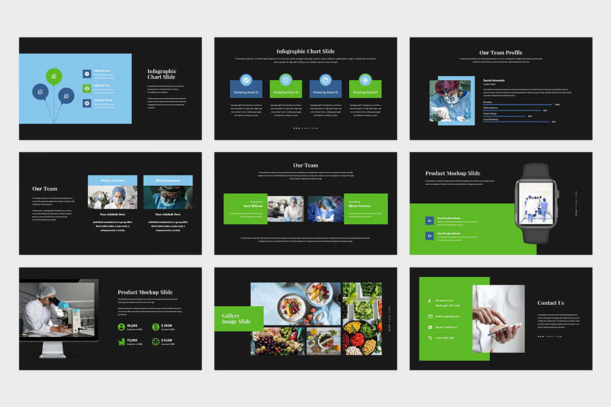 Poke : Healthcare Powerpoint, a Presentation Template by Punkl Camp (Photo 8 of 9)
