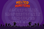 Melted Monster - Halloween Pack, a Sans Serif Font by Dm Studio (Thumbnail 8 of 9)