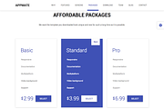 Material Design App Landing Template, a Bootstrap Template by Codetic (Thumbnail 11 of 13)