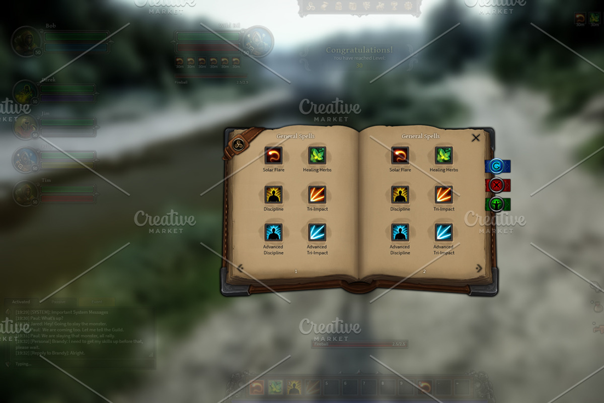 Citadel RPG GUI, an Icon by Kodiak Graphics (Photo 8 of 13)