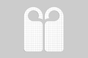 Two Door Hangers Mockup, a Product Mockup by graphypix (Thumbnail 2 of 4)