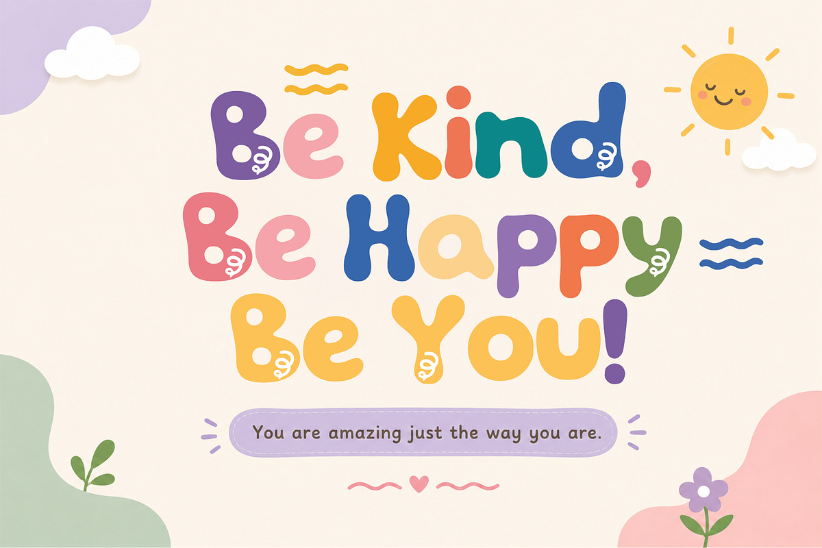Netizen – Playful Bubble Font, a Handwritten Font by cocodesign (Photo 2 of 9)