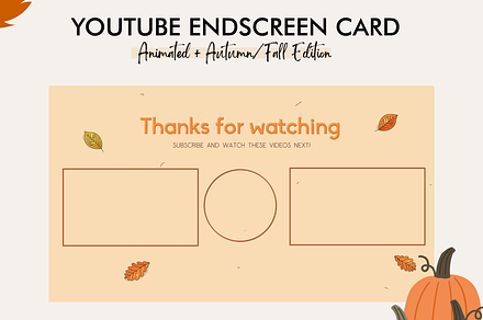 Animated Autumn Outro for Youtube