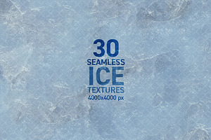 30 Seamless Ice Textures