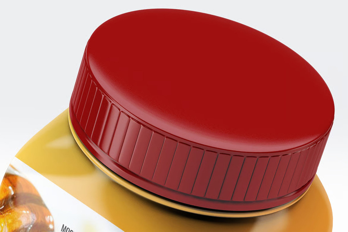 Square Glass Jar Mock-Up, a Product Mockup by DesignRushMarket (Photo 6 of 6)
