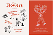 Flower People vector illustrations, a Person Illustration by dicreate (Thumbnail 10 of 14)