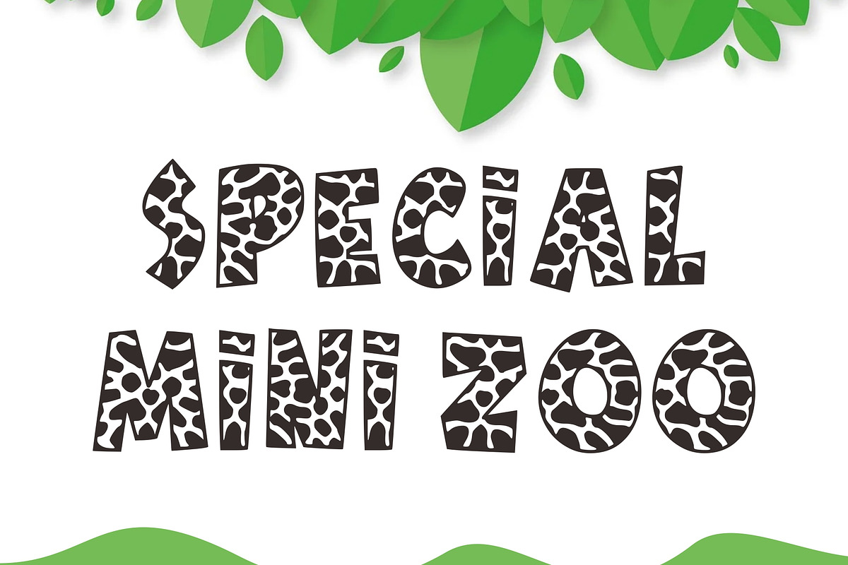 Giraffe Texture, a Sans Serif Font by Limited.studio (Photo 2 of 5)