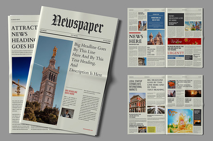 Modern And Editable Newspaper
