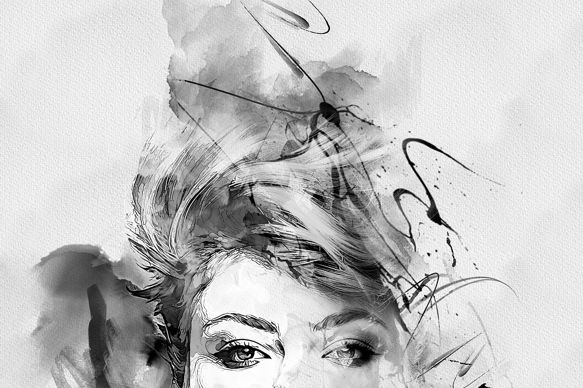 Sketch Tracing Photoshop Action, an Action Add-On by MRI STUDIO (Photo 16 of 19)