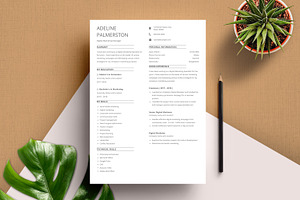 Minimal Resume for Marketing Manager