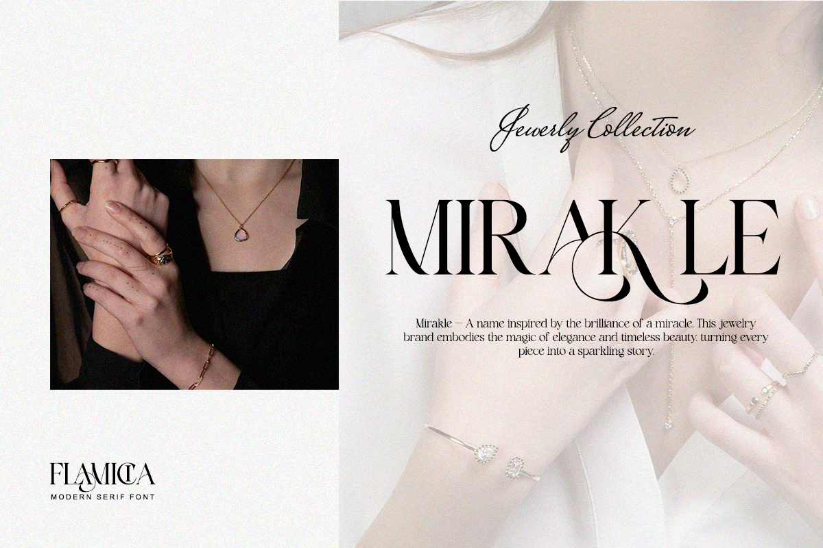 Flamicia - Luxury Modern Editorial, a Serif Font by Qweera Studio (Photo 6 of 12)